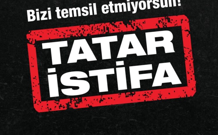  Tatar, saygı sınırlarını da siyasi etik değerleri de aşmıştır