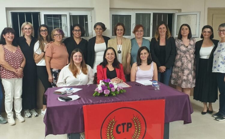 CTP Kadın Örgütü Mağusa İlçe Kongresi gerçekleştirildi: Yeni Başkan Mine Karaca