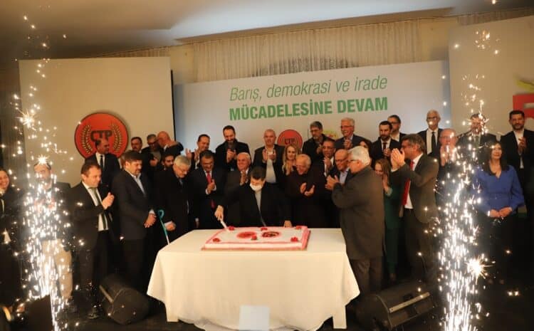  CTP kuruluş resepsiyonunu gerçekleştirdi: Barış, Demokrasi ve İrade Mücadelesinde 52 Yıl!