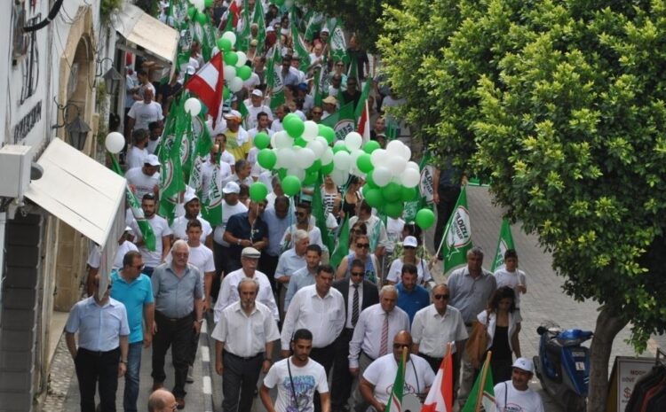  Birlik, mücadele, dayanışma ruhu Girne sokaklarını sardı!