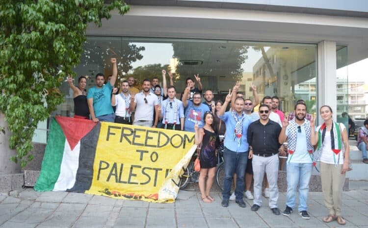  CTP Gençlik Örgütü Filistin için yürüdü…