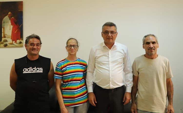  Erhürman, Güney Kıbrıs’ta Çalışanlar Derneği yetkilileriyle görüştü