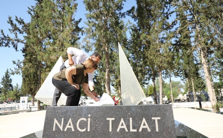  Naci Talat ölümünün 32’nci yıldönümünde unutulmadı