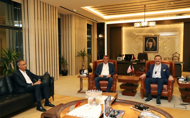  Erhürman, TOBB Başkanı Hisarcıklıoğlu’nu ziyaret etti.