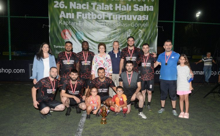  26’ncı Naci Talat Halı Saha Anı Futbol Turnuvası tamamlandı: Erkekler kategorisinde şampiyon Erdem Torna