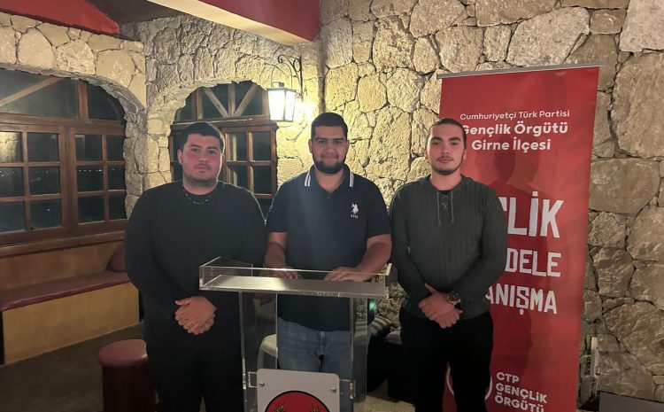  CTP Gençlik Örgütü Girne İlçesi Taşkent Ocağı ilk kongresini gerçekleştirdi