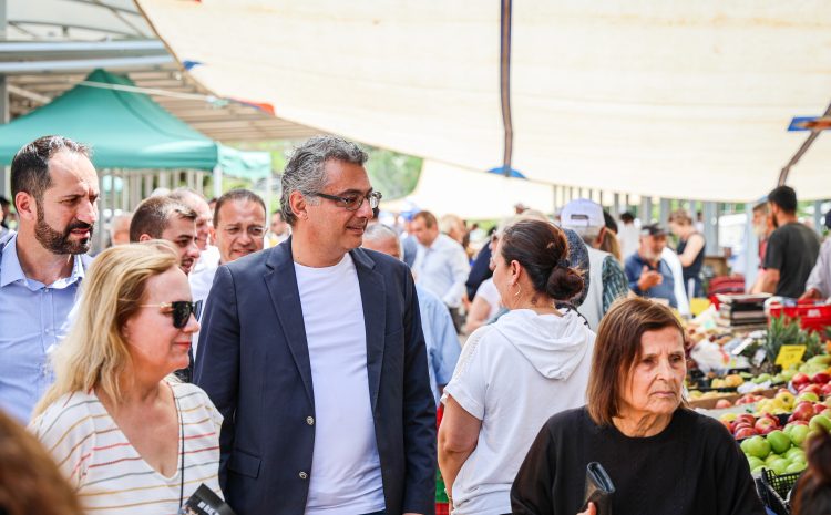  Erhürman Güzelyurt’ta halkla buluştu