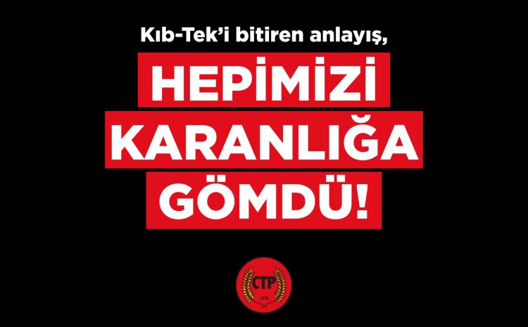  Kıb-Tek’i bitiren anlayış, hepimizi karanlığa gömdü!