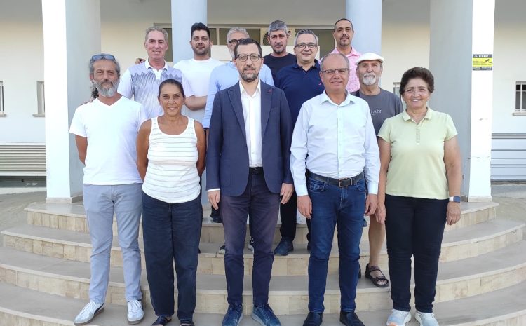  CTP Spor Komitesi, Kuzey Kıbrıs Su Sporları Federasyonu’nu ziyaret etti