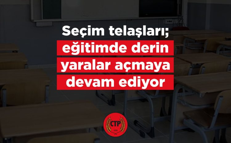  Seçim telaşları; eğitimde derin yaralar açmaya devam ediyor