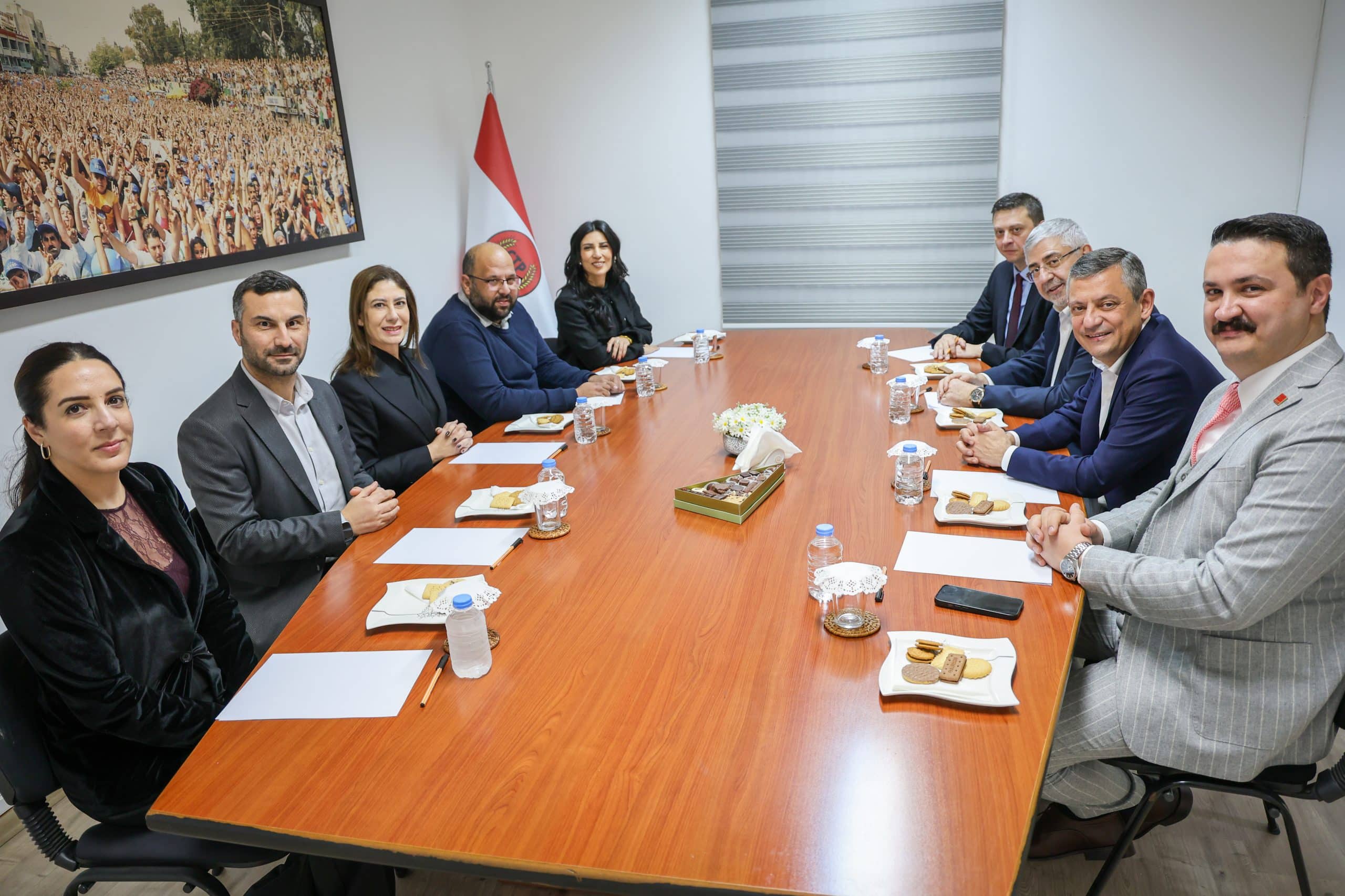 CHP Lideri Özel’den CTP Başkanı İncirli’ye tebrik ziyareti