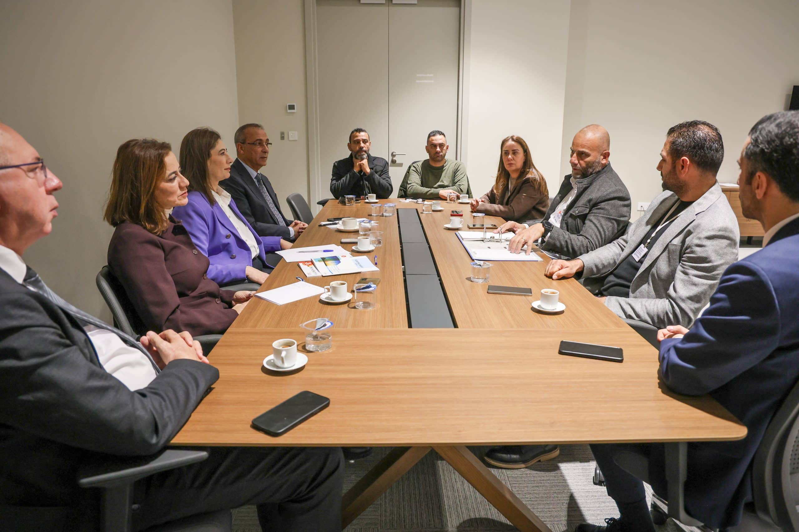 İncirli, EL-SEN Başkanı Ahmet Tuğcu ve beraberindeki heyeti kabul etti