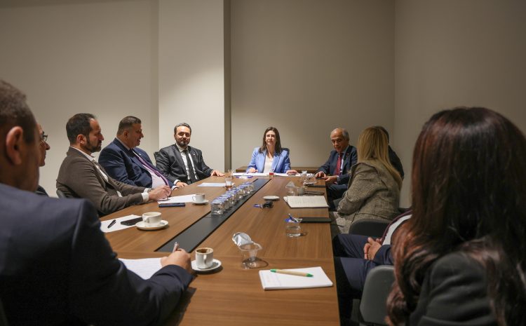  CTP Genel Başkanı İncirli, Mersin Ziraat Mühendisleri Odası heyetini kabul etti