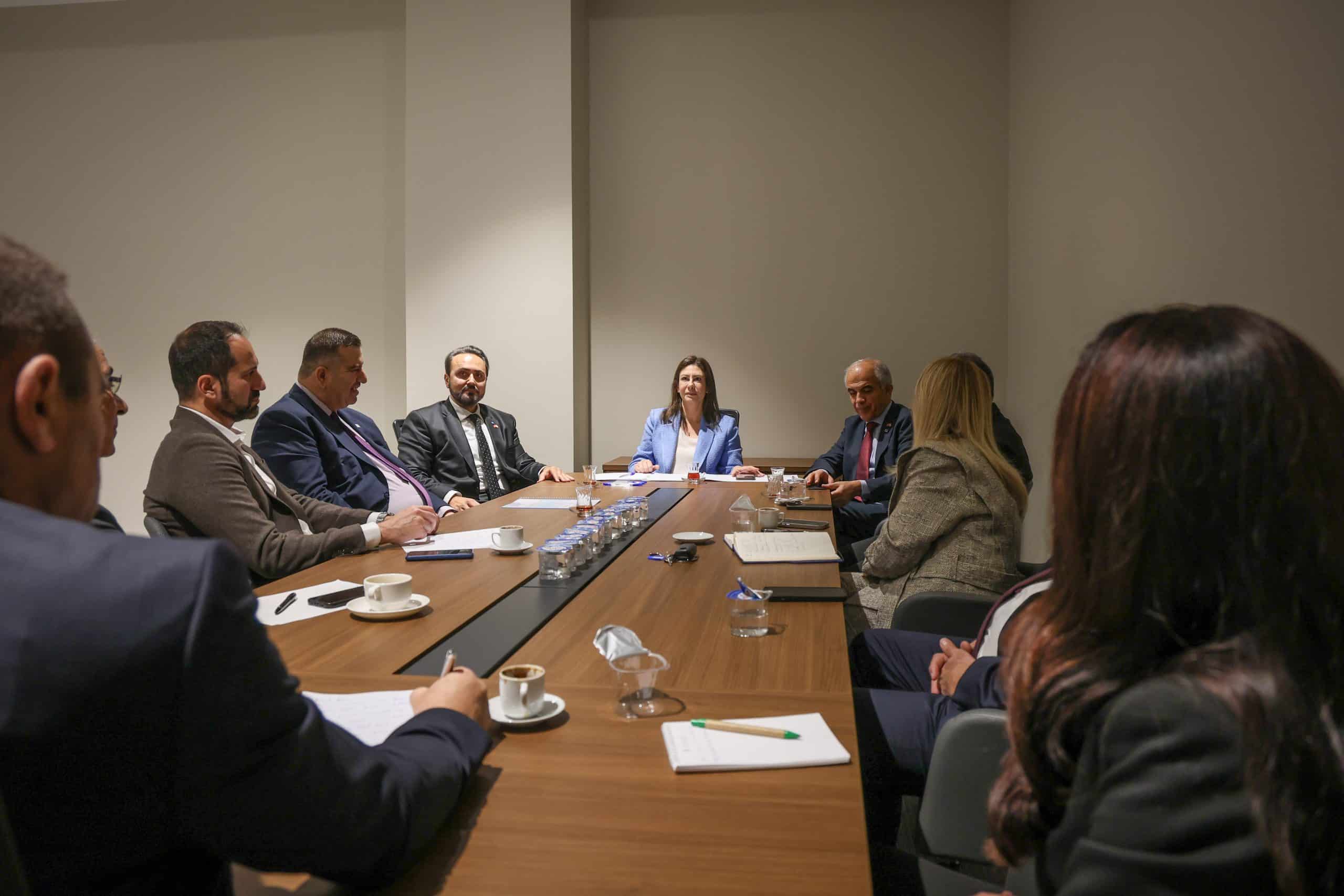 CTP Genel Başkanı İncirli, Mersin Ziraat Mühendisleri Odası heyetini kabul etti