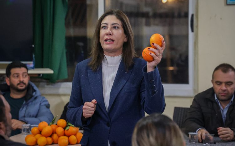  CTP Genel Başkanı Sıla Usar İncirli, üreticilerle buluştu