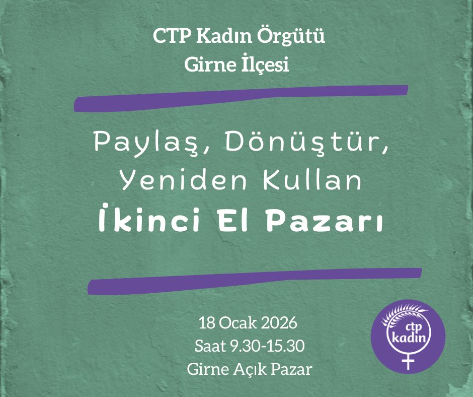 CTP Kadın Örgütü, dayanışma stantlarıyla yardım eli uzatıyor