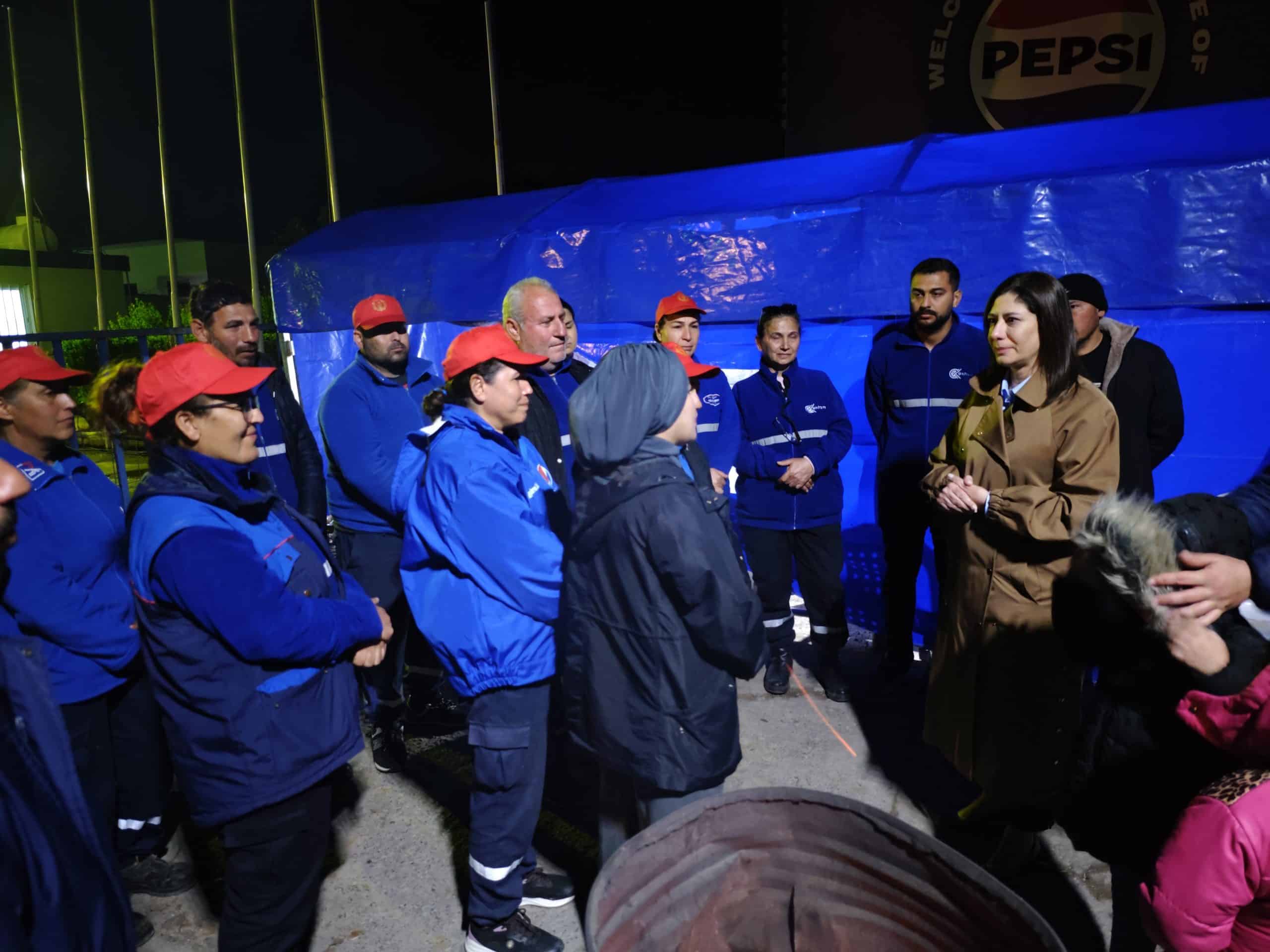 CTP Genel Başkanı İncirli, EKTAM işçilerinin haklı direnişine yerinde destek verdi