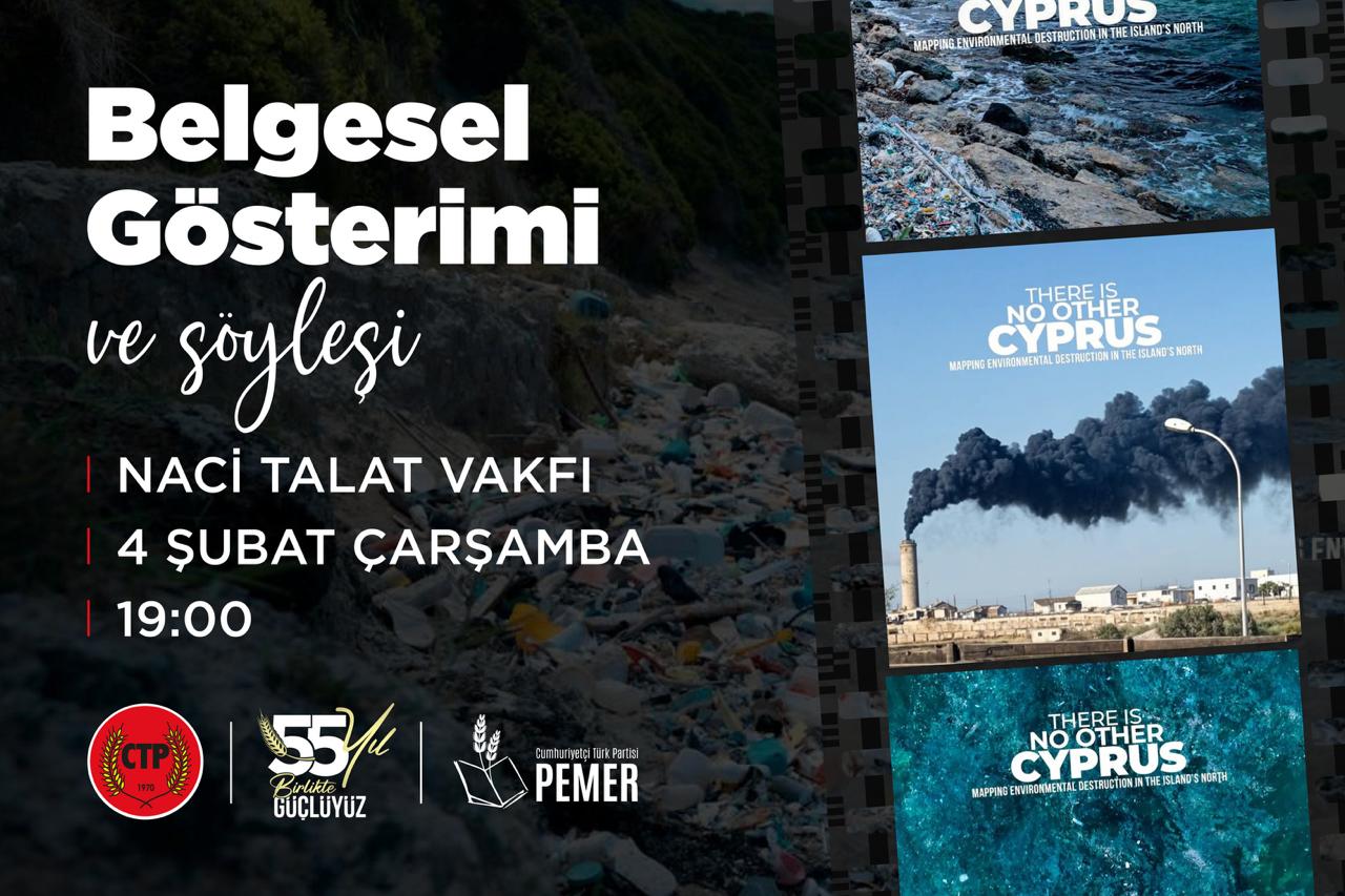 CTP’den belgesel gösterimi ve söyleşi: “Başka Kıbrıs Yok”