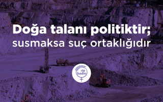 CTP Kadın Örgütü: Doğa talanı politiktir; susmak ise suç ortaklığıdır