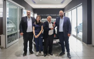 CTP Piyangosu’nun talihlisi Mercedes aracı teslim aldı