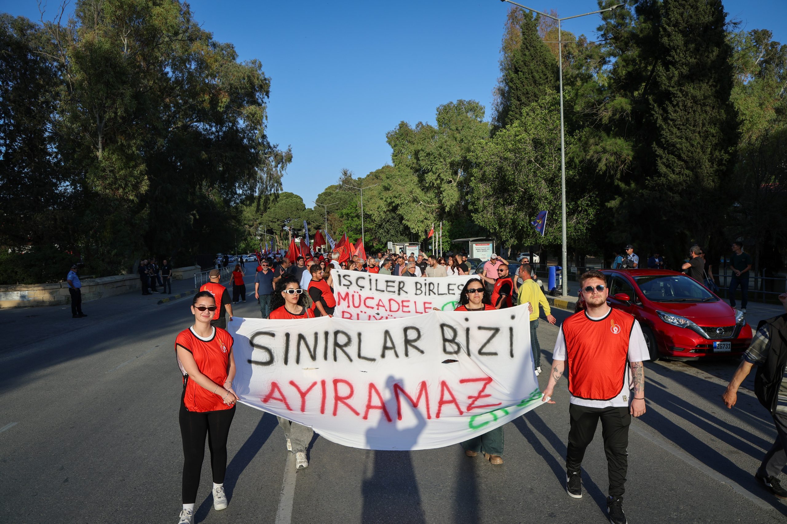 CTP, 1 Mayıs’ta emek, dayanışma ve barış için yürüdü