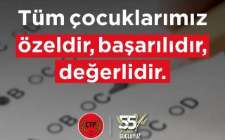 Tüm çocuklarımız özeldir, başarılıdır, değerlidir