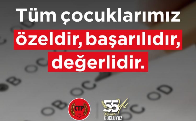  Tüm çocuklarımız özeldir, başarılıdır, değerlidir
