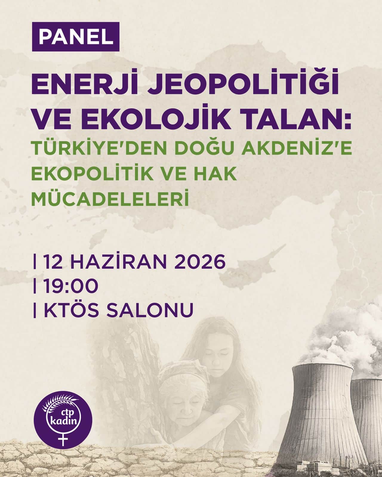 CTP Kadın Örgütü’nden Enerji Jeopolitiği ve Ekolojik Talan konferansı