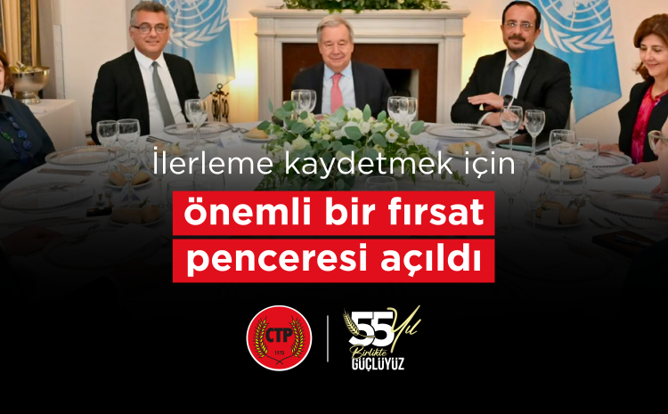  İlerleme kaydetmek için önemli bir fırsat penceresi açıldı