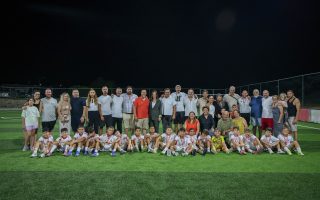 28. Naci Talat Halı Saha Futbol Anı Turnuvası’nda çocuklar sahaya çıktı