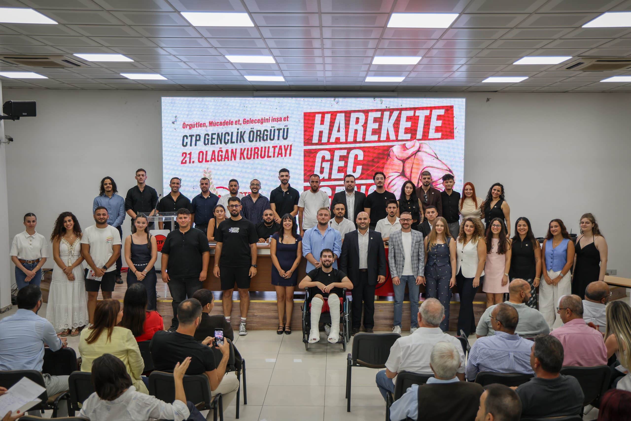 CTP Gençlik Örgütü Başkanı yeniden İsmail Barbaros